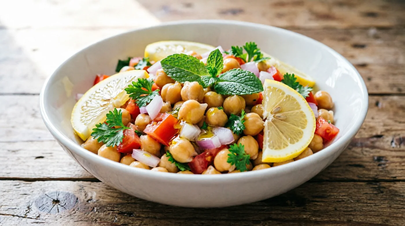 Salade de pois chiches de Preety
