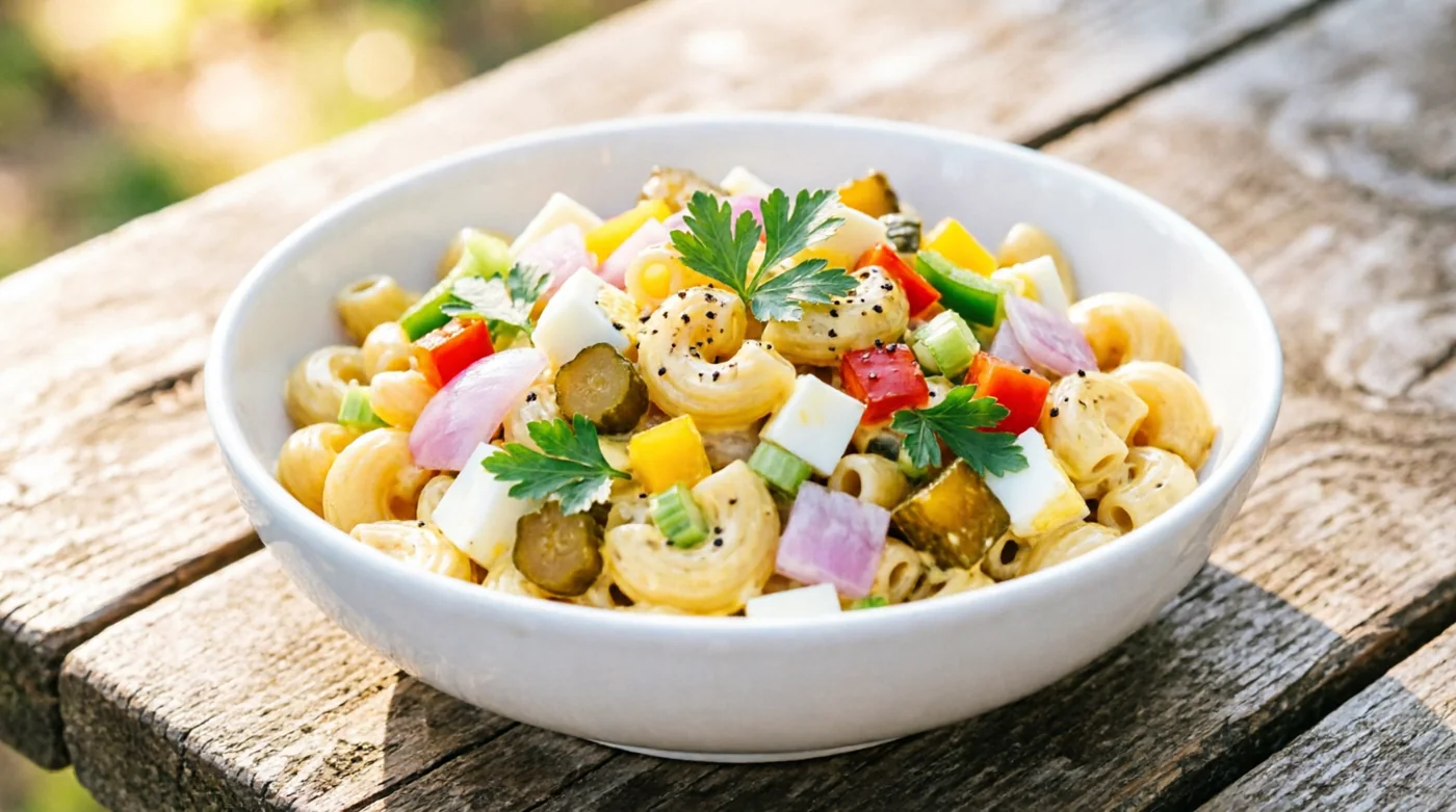 Salade de macaronis crémeuse
